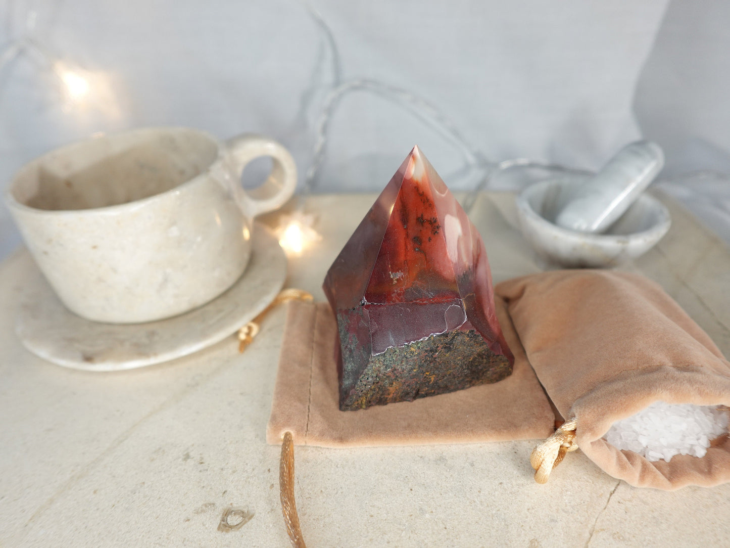 11.4 oz Mookaite Jasper Carved Anxiety Crystal Polished Raw Stone Meditation Panic Holiday Christmas Decor Home Garden Gift Xmas
