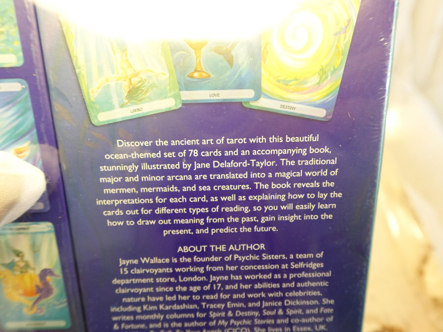 Oceanic Tarot Authentic Includes a full deck of original artwork cards, Christmas Xmas Card Game Gift Holiday Home Decor Mystic Fortune