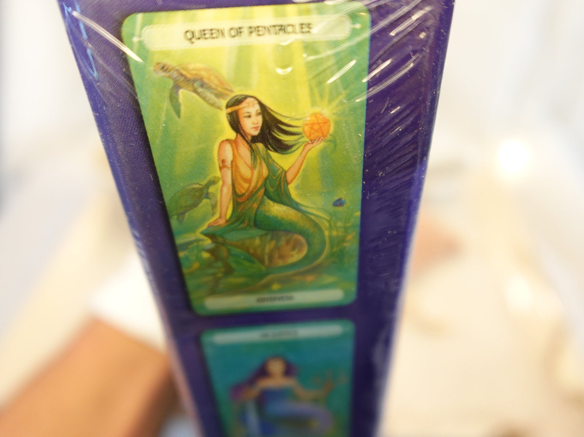 Oceanic Tarot Authentic Includes a full deck of original artwork cards, Christmas Xmas Card Game Gift Holiday Home Decor Mystic Fortune