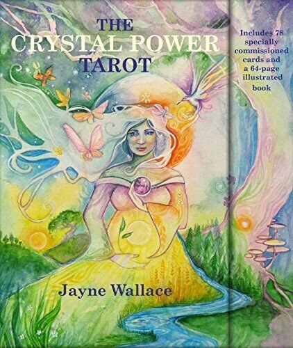 The Crystal Power Tarot Deck 78 card deck and 64-page book Fully Licensed Home Decor Christmas Xmas Gift Birthday