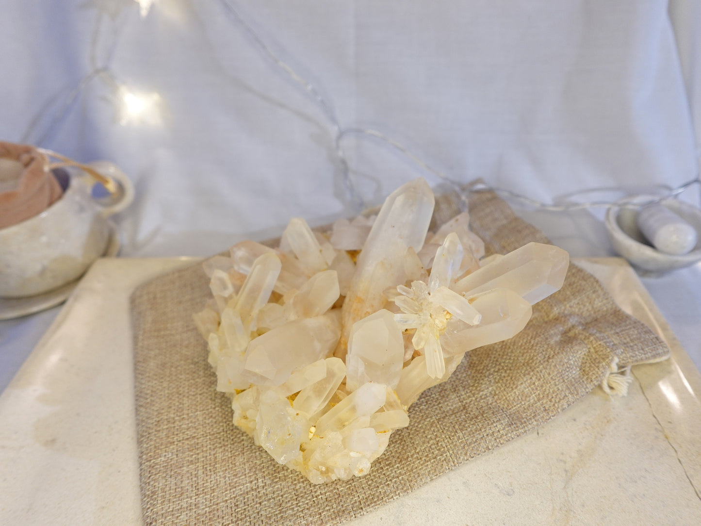 Large Quartz Raw Natural Cluster decor display Crystal Anxiety Worry Geode Meditation Home Decor Christmas Xmas Gift Anxiety Centerpiece