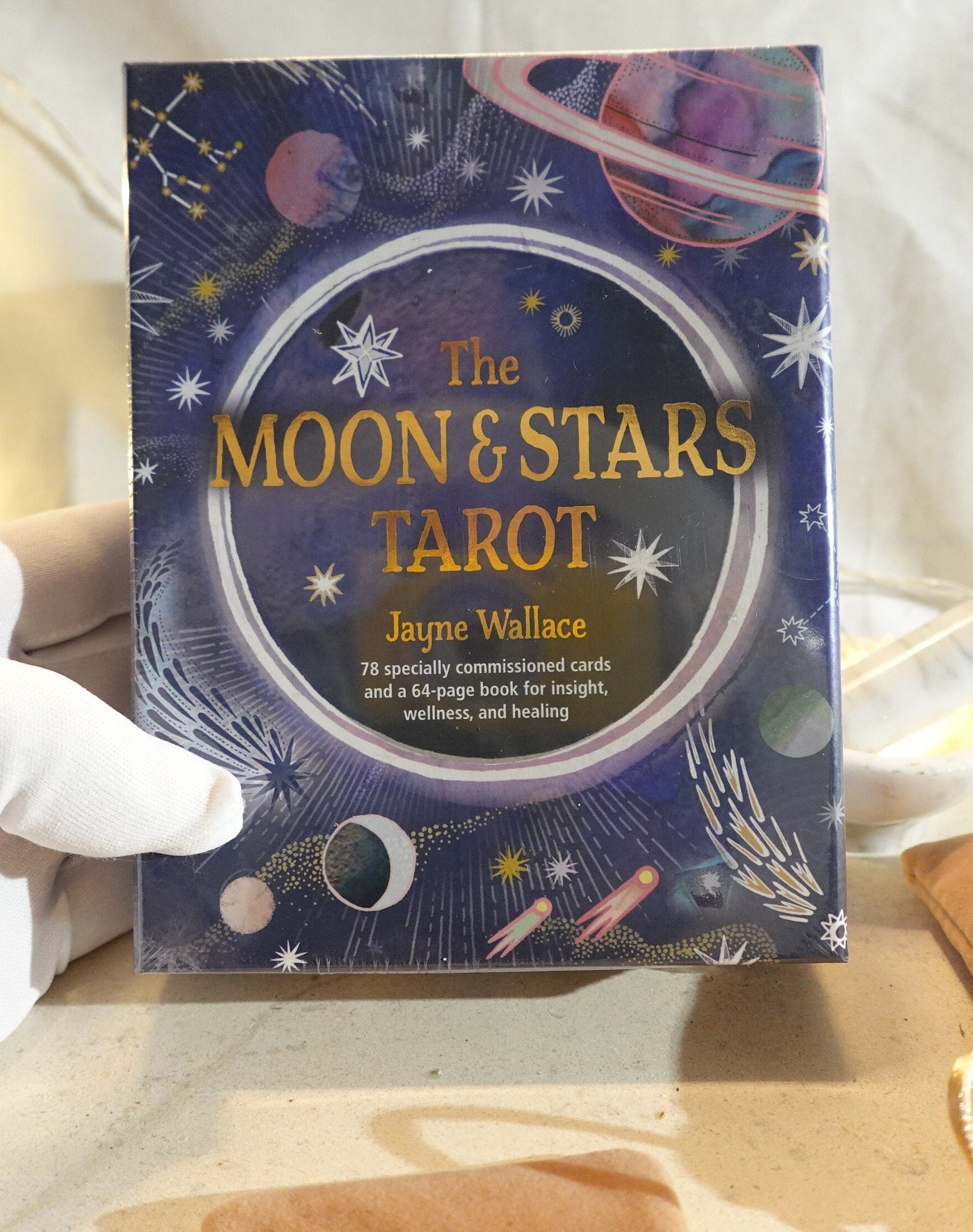 Moon and Stars Tarot Deck Original Fully Licensed Authentic Includes Guidebook Home Decor Fun Card Game Gift Christmas Xmas Student Reading