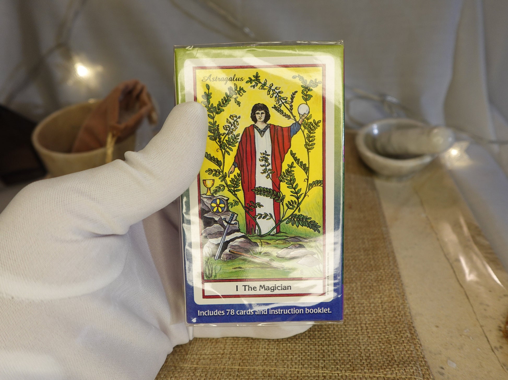 The Herbal Tarot Deck and Paperback Guidebook Fully Licensed and Official Full-Sized Deck Garden Christmas Xmas Birthday Gift 78 card deck