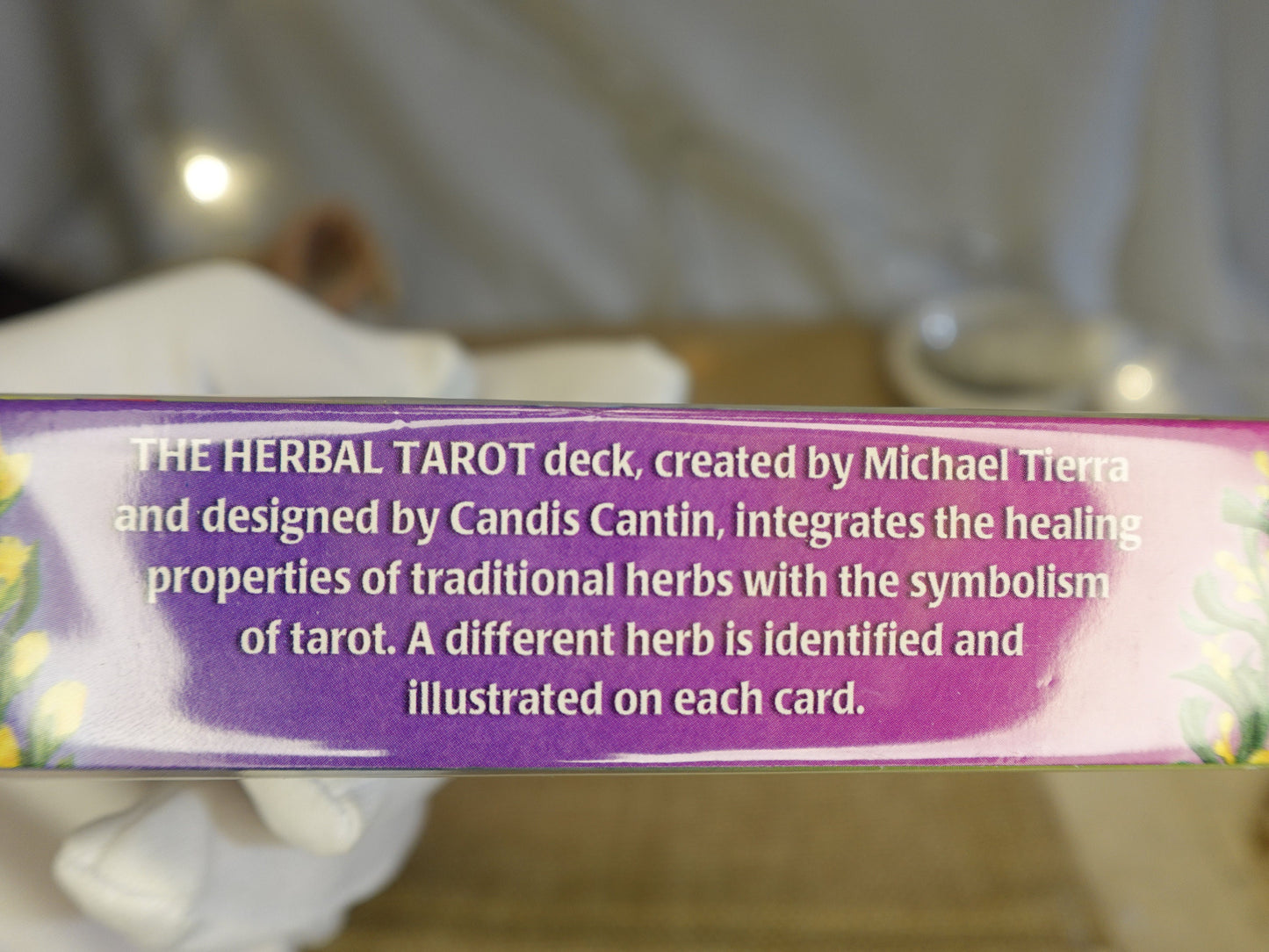 The Herbal Tarot Deck and Paperback Guidebook Fully Licensed and Official Full-Sized Deck Garden Christmas Xmas Birthday Gift 78 card deck