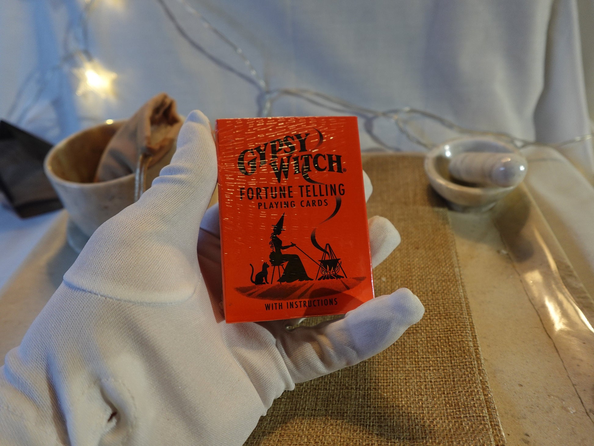 Gypsy Witch Fortune Telling Playing Card with instructions Original Fully Licensed Authentic Tarot Game Gift Home Decor Birthday Distractio