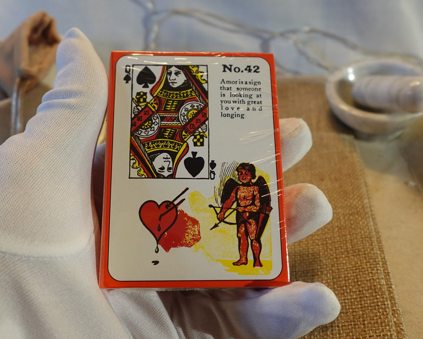 Gypsy Witch Fortune Telling Playing Card with instructions Original Fully Licensed Authentic Tarot Game Gift Home Decor Birthday Distractio