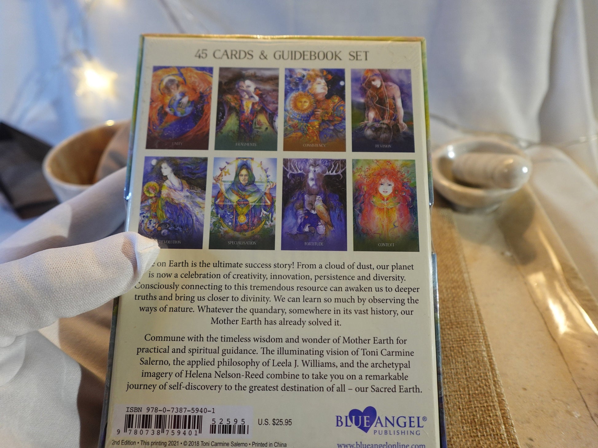 The Crystal Power Tarot Deck 78 card deck and 64-page book Fully Licensed Home Decor Christmas Xmas Gift Birthday