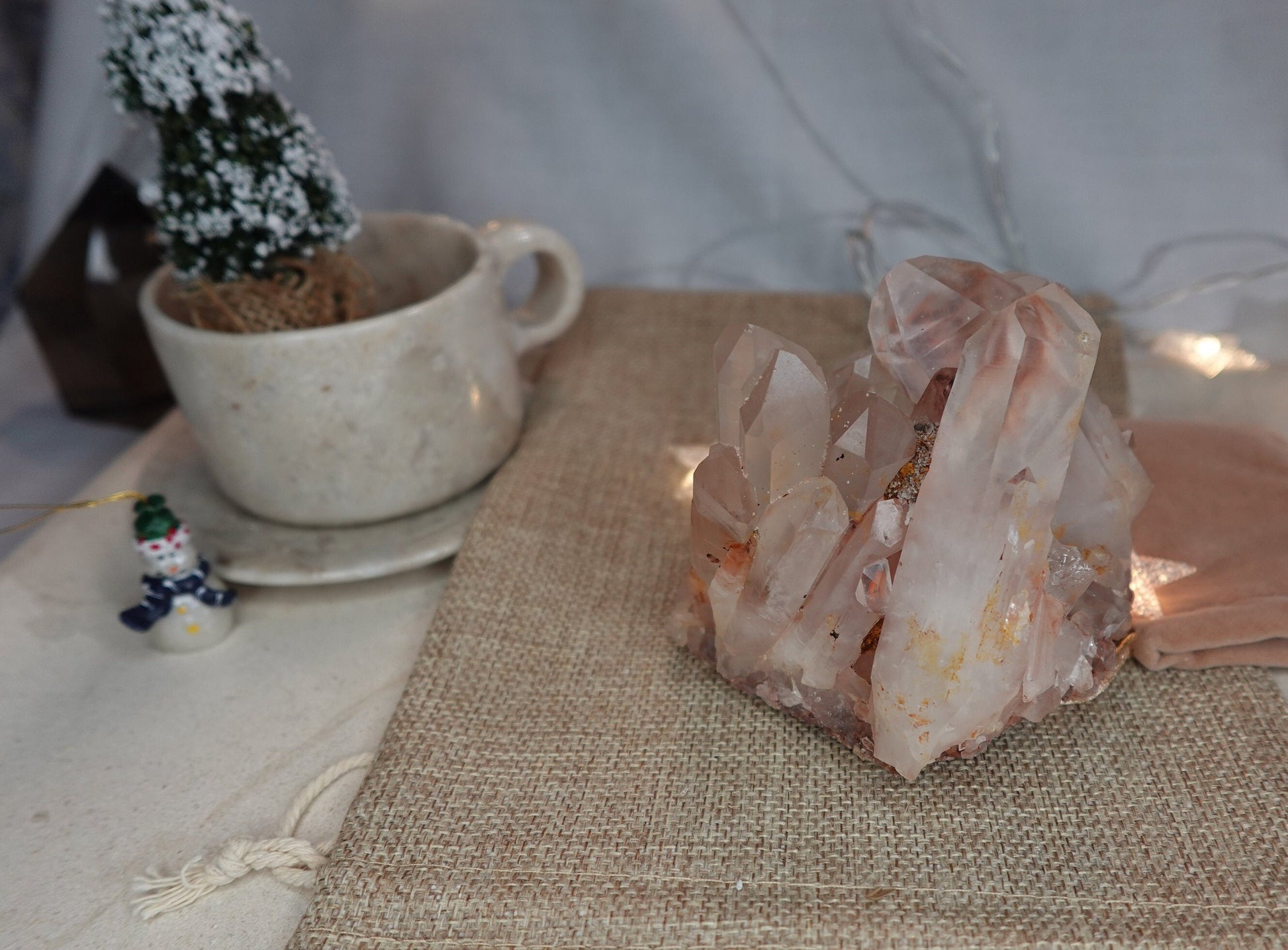 Quartz Raw Natural Cluster decor display Crystal Anxiety Worry Geode Meditation Cluster Tower Wicca Chakra Stress Relief Gift Birthday