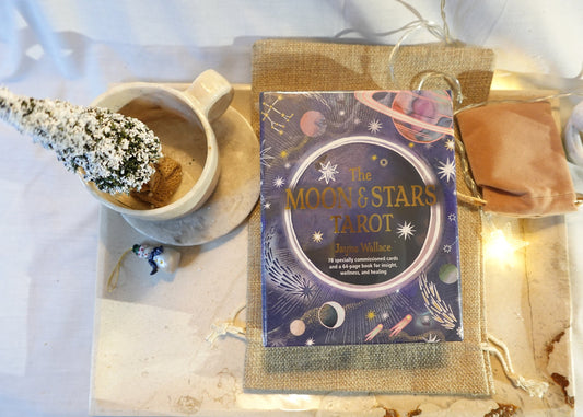 Moon and Stars Tarot Deck Original Fully Licensed Authentic Includes Guidebook Home Decor Fun Card Game Gift Christmas Xmas Student Reading
