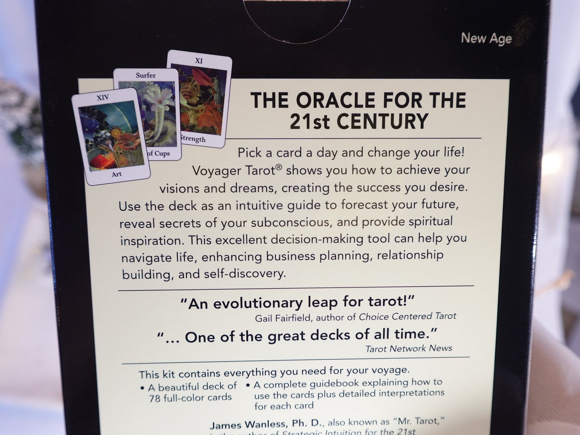Voyager Deck with 177 Page Guidebook Original Fully Licensed Authentic Tarot original and fully licensed by James Wanless Tarot Game Xmas