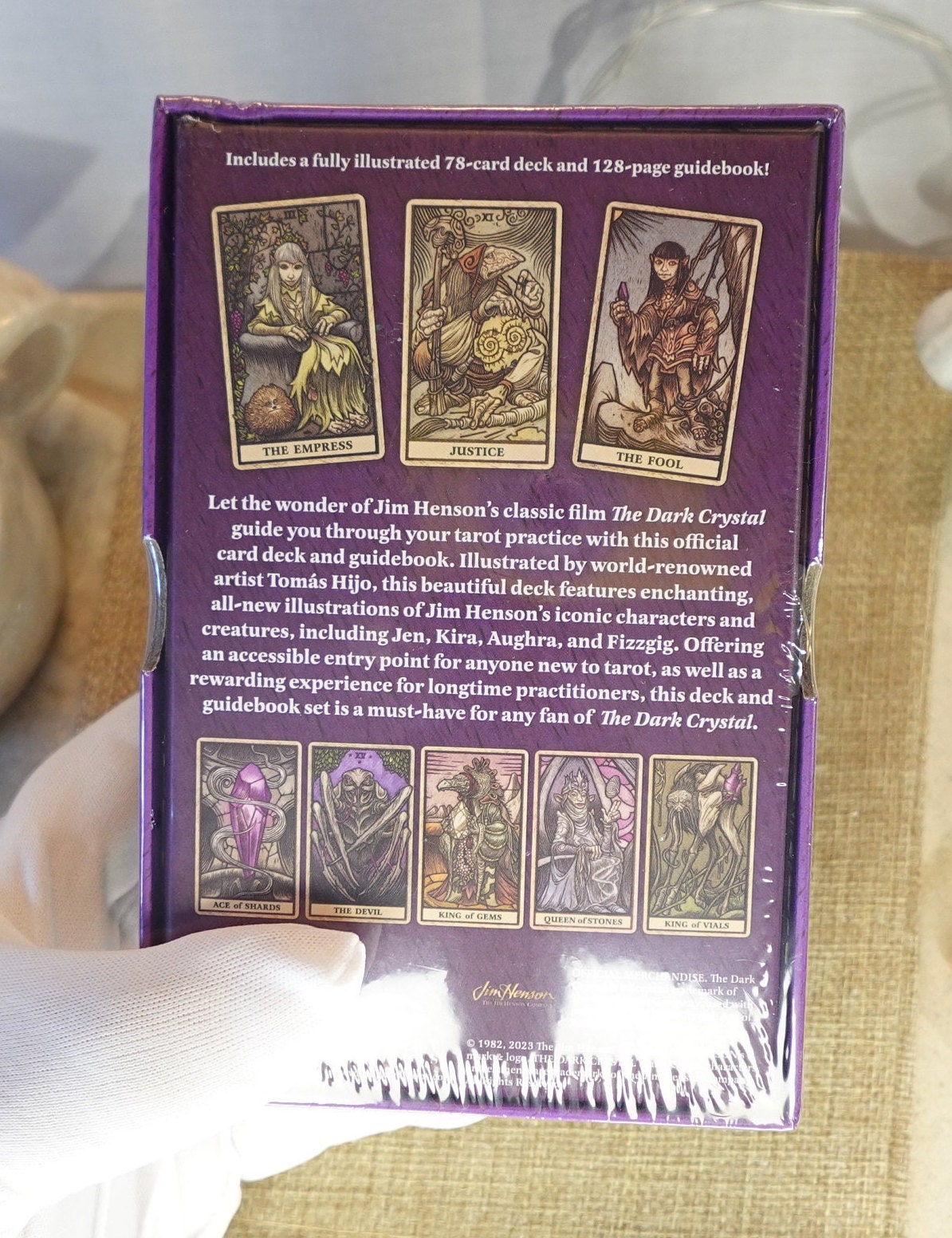 The Dark Crystal Tarot Deck By Jim Henson 78 card Original Fully Licensed Artwork Gift Birthday Christmas Tarot Card Game