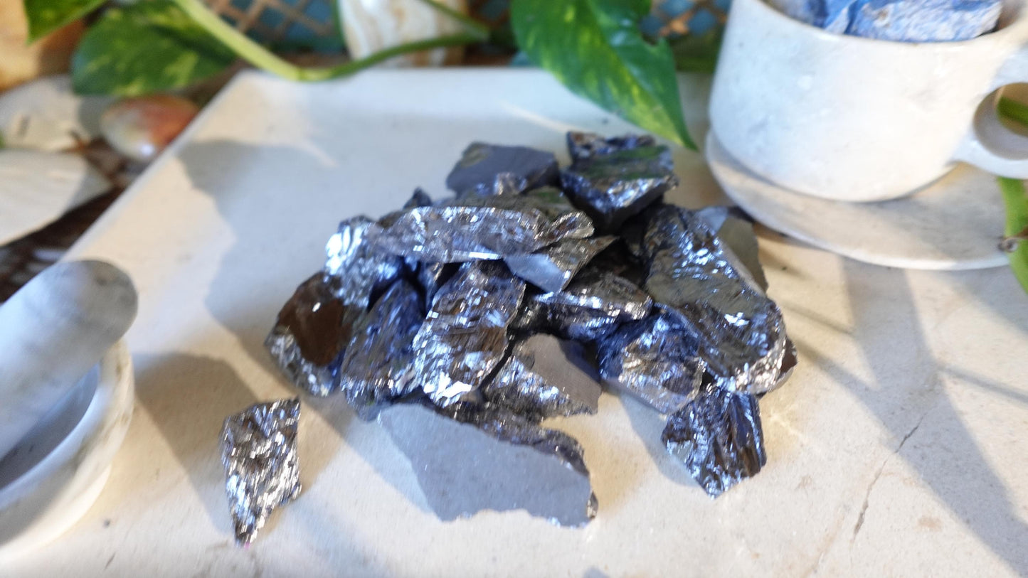 Raw Terahertz Stones: Untreated Minerals for Arts, Crafts & Decor