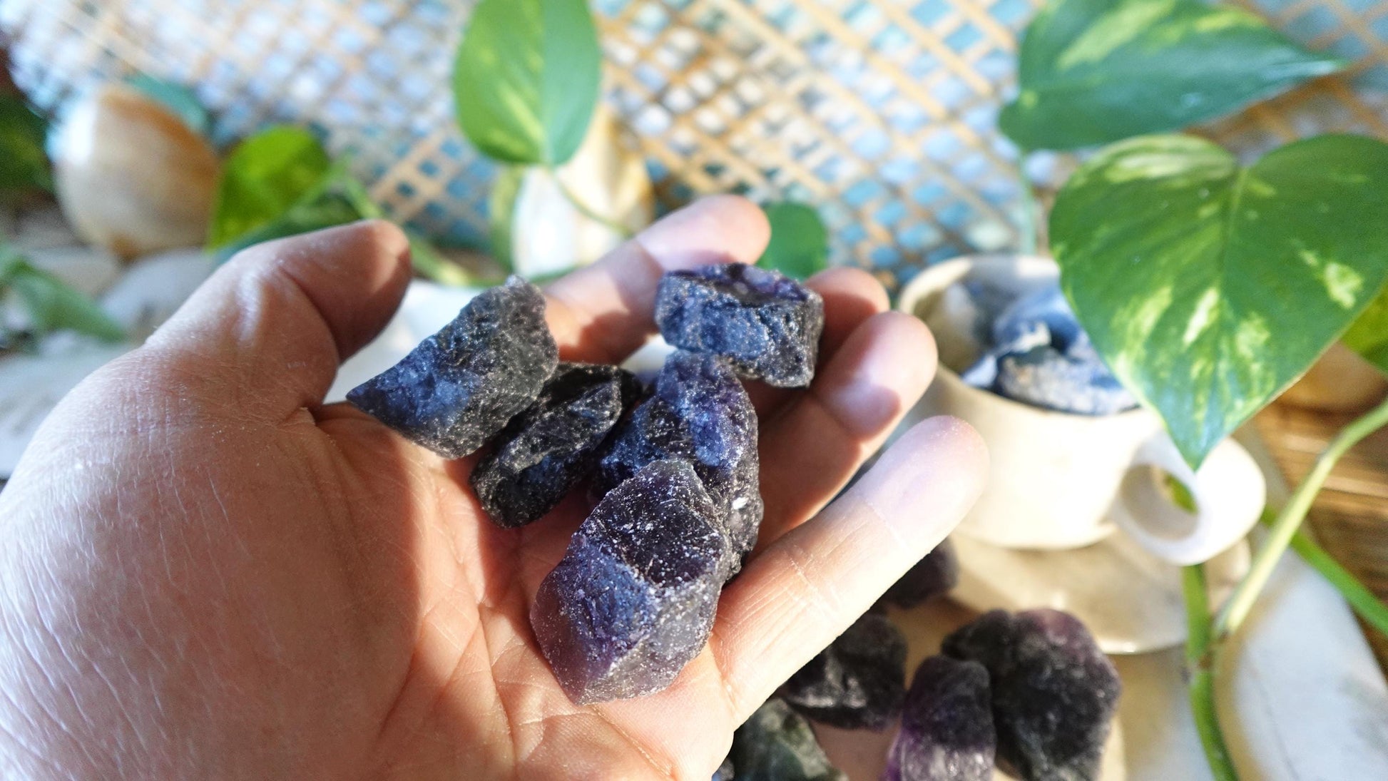 Dark Purple Raw Fluorite Crystals Untreated Stones Arts Home Decor Wholesale minerals School Christmas Xmas Home Decor Gift Craft