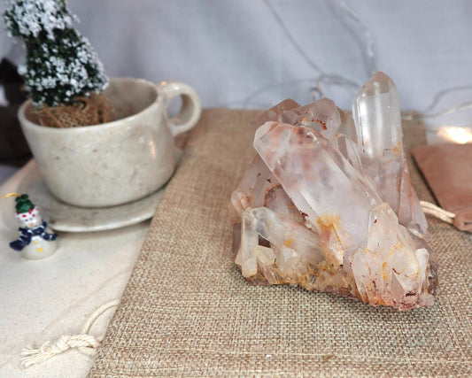 Quartz Raw Natural Cluster decor display Crystal Anxiety Worry Geode Meditation Cluster Tower Wicca Chakra Stress Relief Gift Birthday