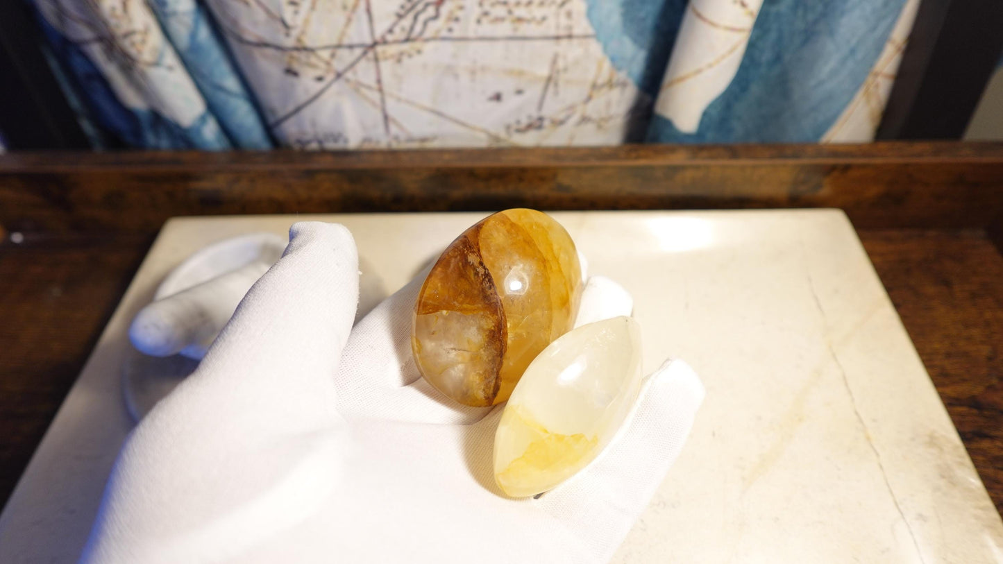 XLarge Golden Healer Palm Stones Arts Home Decor Wholesale minerals Project Christmas Xmas Decor Gift Crafting Worry Polished Pocket Anxiety