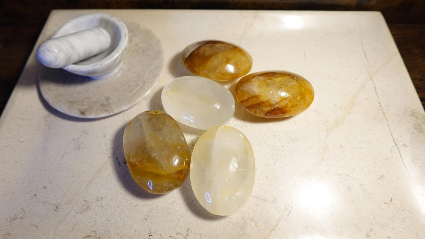 XLarge Golden Healer Palm Stones Arts Home Decor Wholesale minerals Project Christmas Xmas Decor Gift Crafting Worry Polished Pocket Anxiety