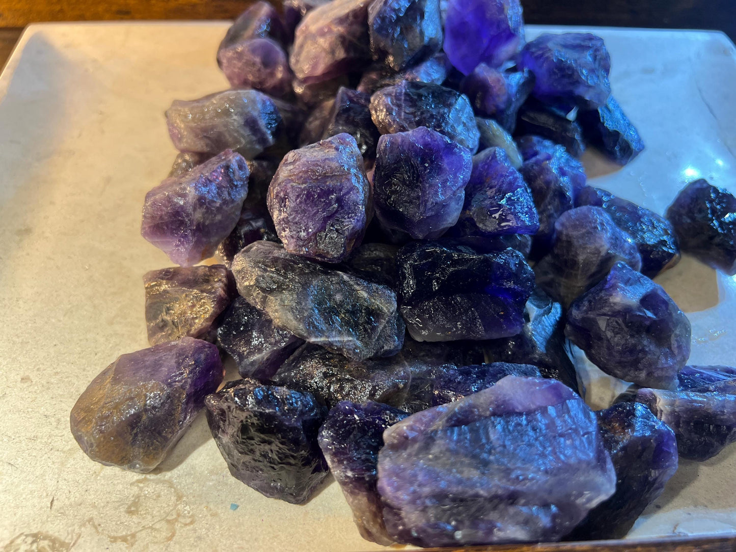 Raw Austrian Amethyst Crystals Untreated Anxiety Home Decor Wholesale minerals School Christmas Xmas Home Decor Craft Meditation Gift Craft
