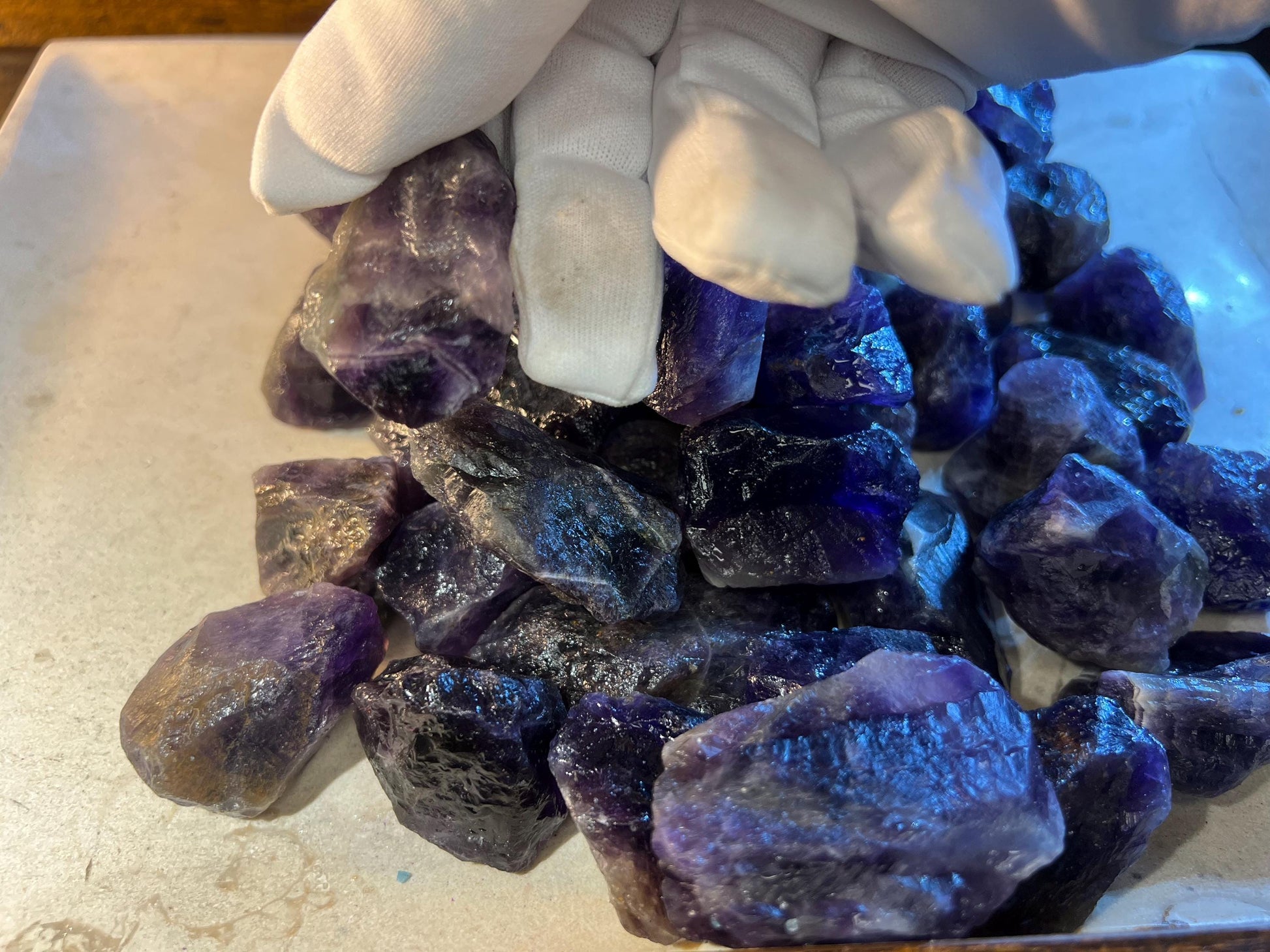 Raw Austrian Amethyst Crystals Untreated Anxiety Home Decor Wholesale minerals School Christmas Xmas Home Decor Craft Meditation Gift Craft