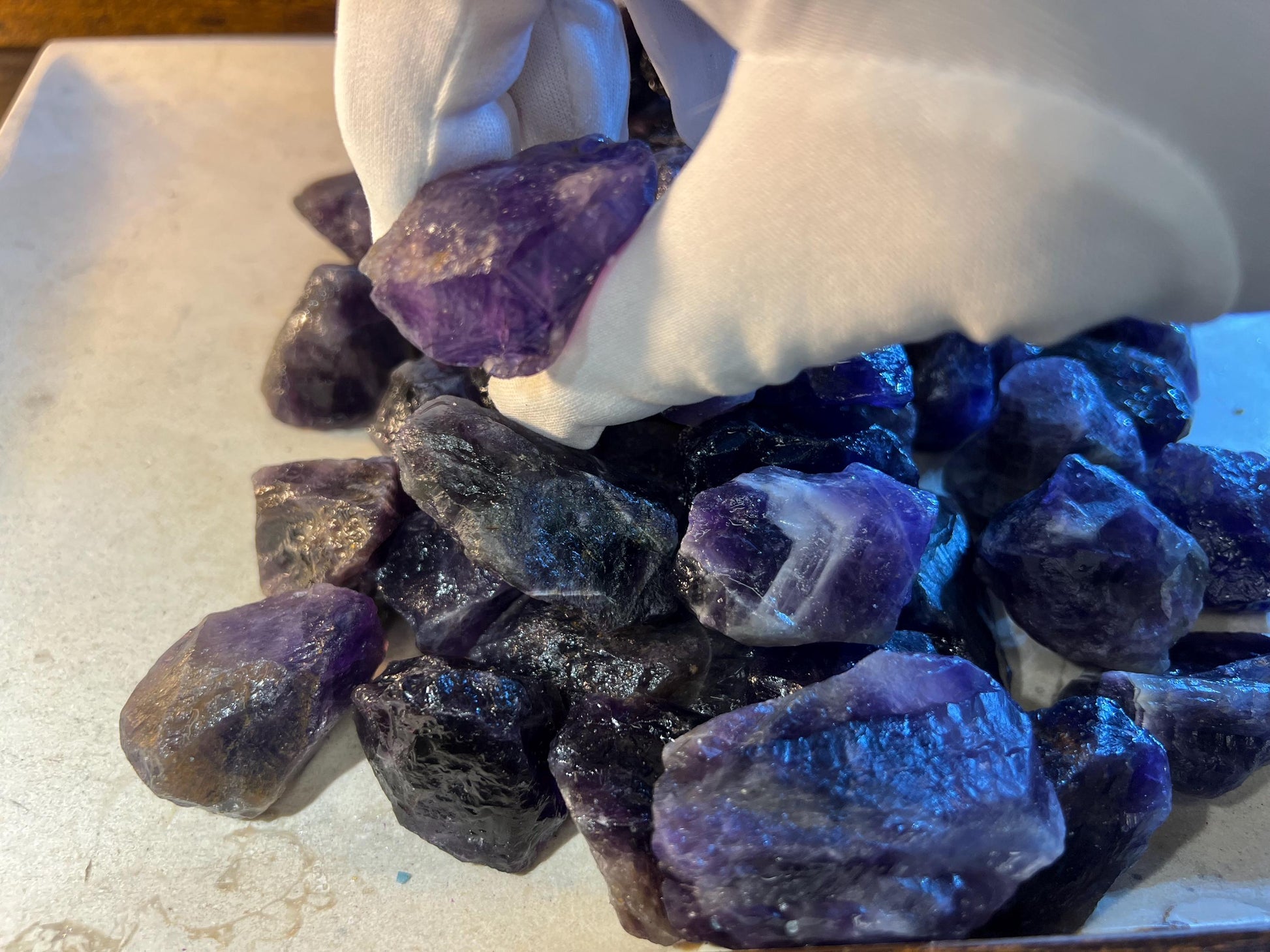 Raw Austrian Amethyst Crystals Untreated Anxiety Home Decor Wholesale minerals School Christmas Xmas Home Decor Craft Meditation Gift Craft