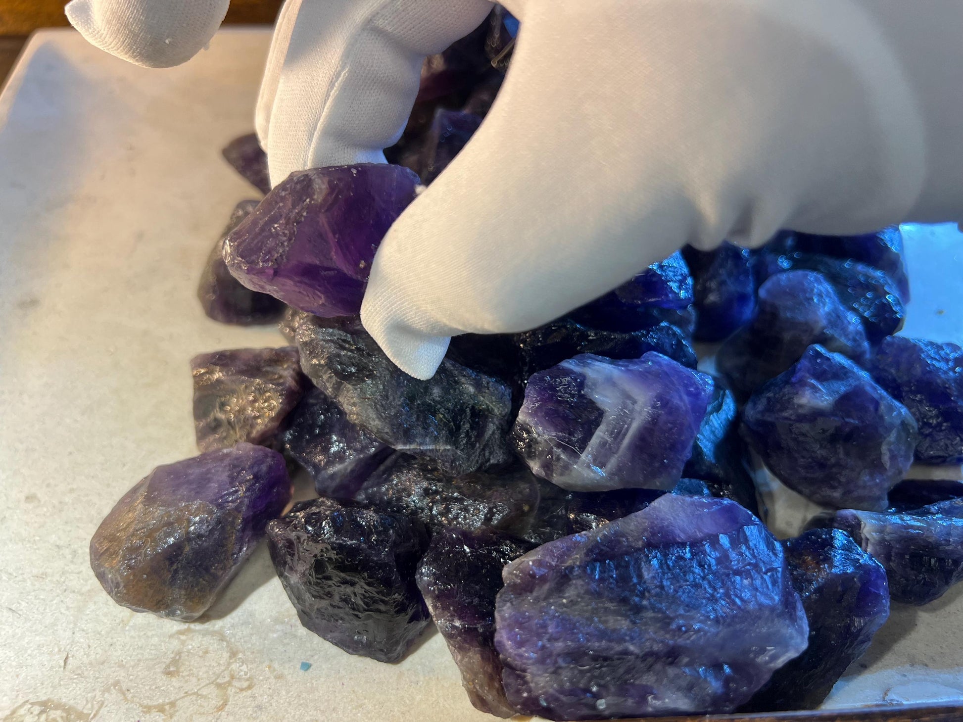 Raw Austrian Amethyst Crystals Untreated Anxiety Home Decor Wholesale minerals School Christmas Xmas Home Decor Craft Meditation Gift Craft