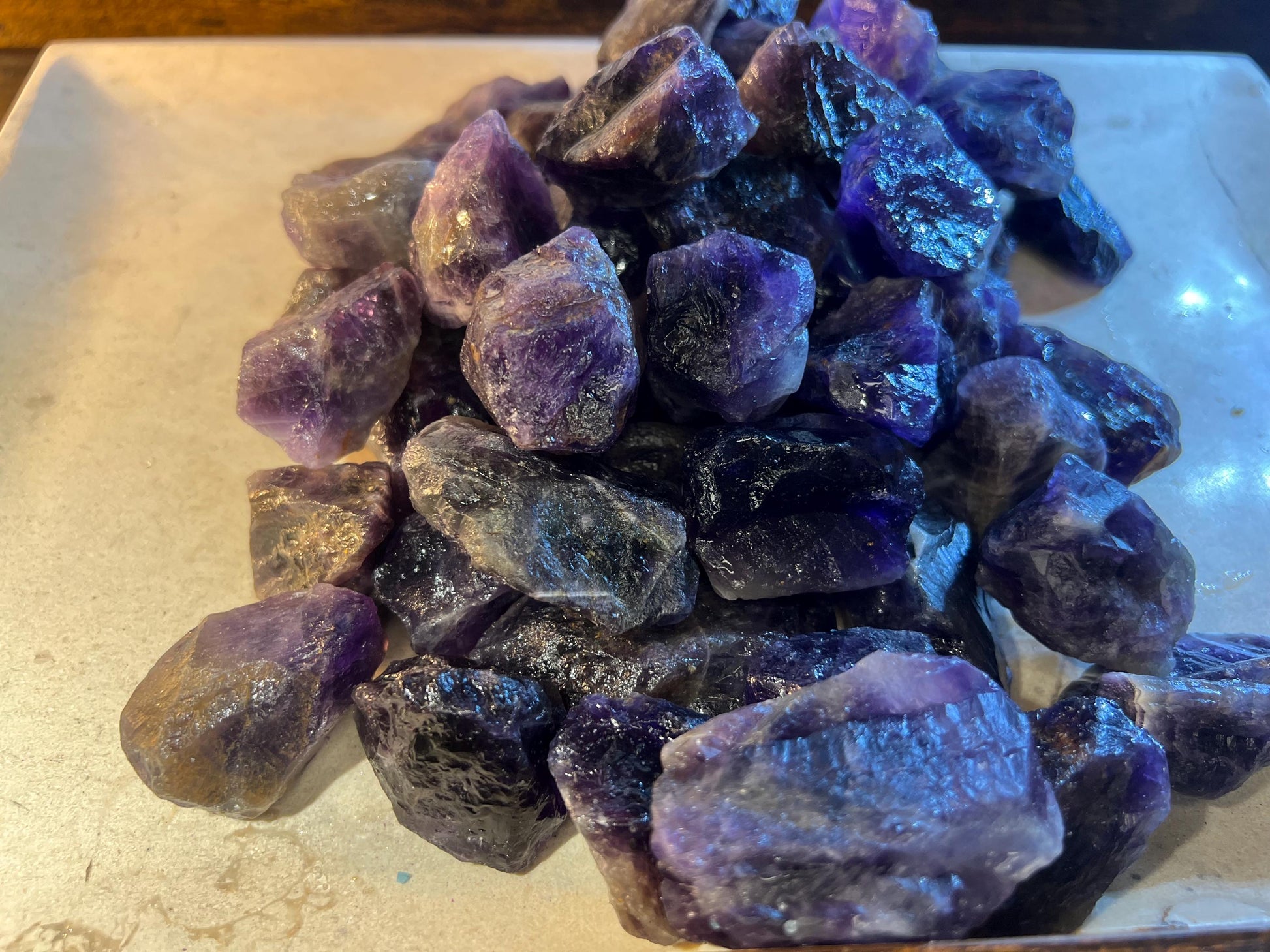 Raw Austrian Amethyst Crystals Untreated Anxiety Home Decor Wholesale minerals School Christmas Xmas Home Decor Craft Meditation Gift Craft
