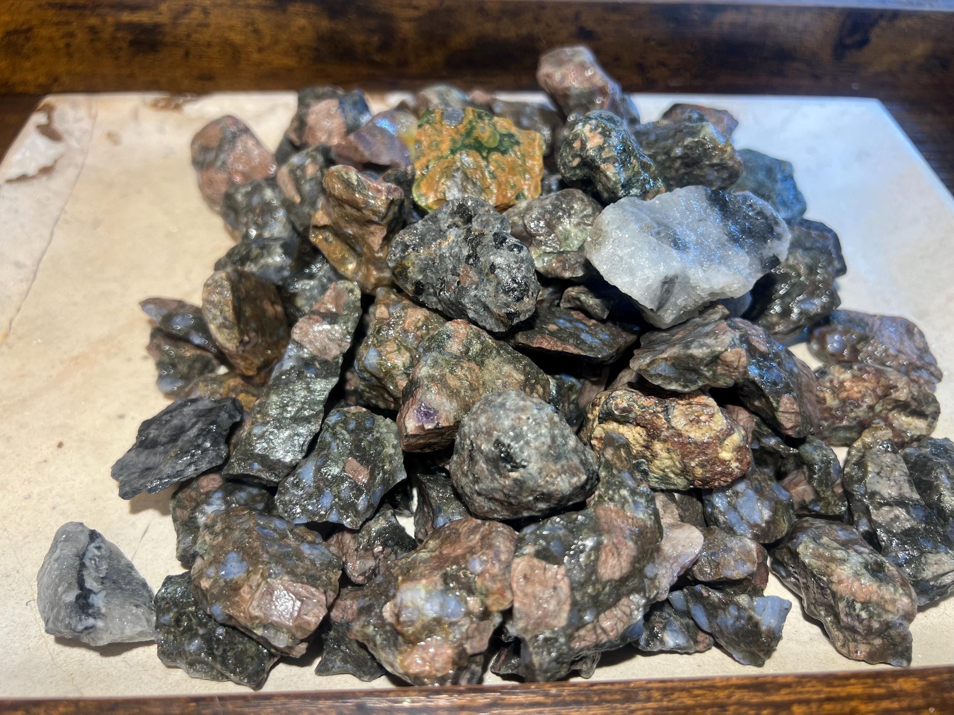 Raw Llianite Galaxy Rhyolite Quartz Crystals Untreated Anxiety Home Decor Wholesale minerals School Christmas Xmas Home Decor Craft