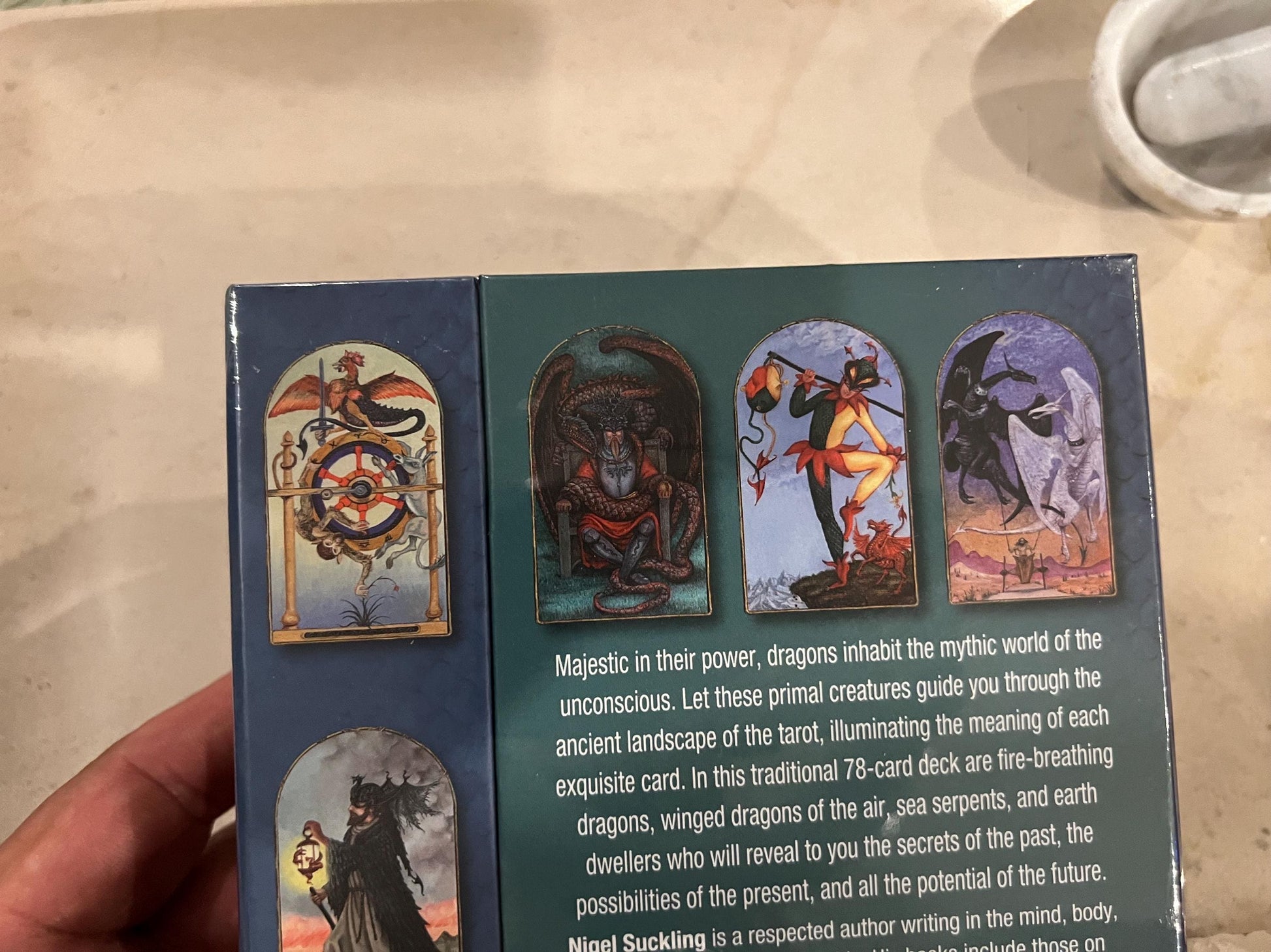 The Dragon Tarot Nigel Suckling Deck and Guidebook Cards Fully Licensed and Original Inclusive Tarot Deck and Guidebook Special Commissioned