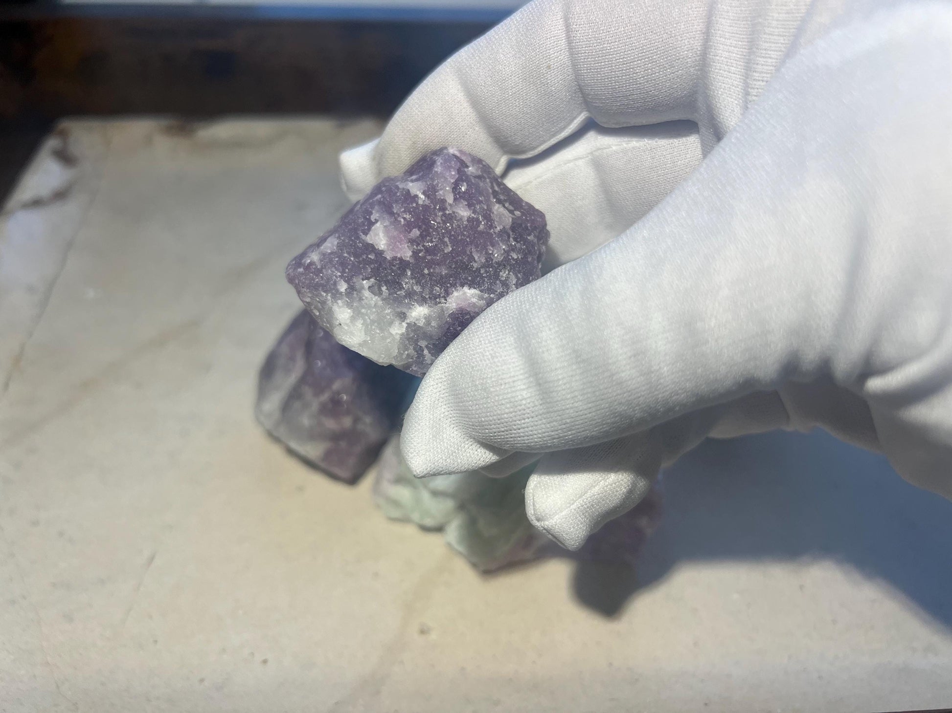 Raw Purple Kunzite Crystal Home Decor Pocket Anxiety Worry Chakra Stress Relief Stress Christmas Xmas Gift Collection Meditation Tarot