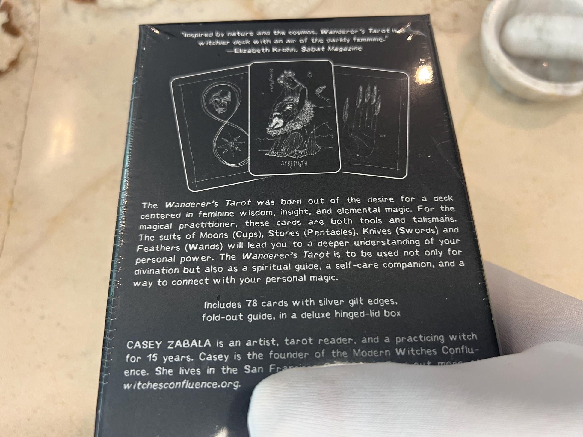The Wanderers Tarot by Casey Zabala Fully Licensed and Original Tarot Deck and Guidebook Special Commissioned Sterling Ethos Gift Fortune