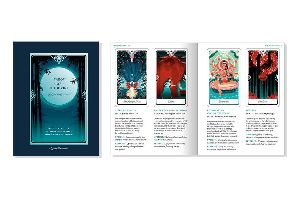 Spirit of the Divine Tarot Authentic Product Fully Licensed Tarot Deck specially commissioned with original artwork by Yoshi Yoshitani Gift
