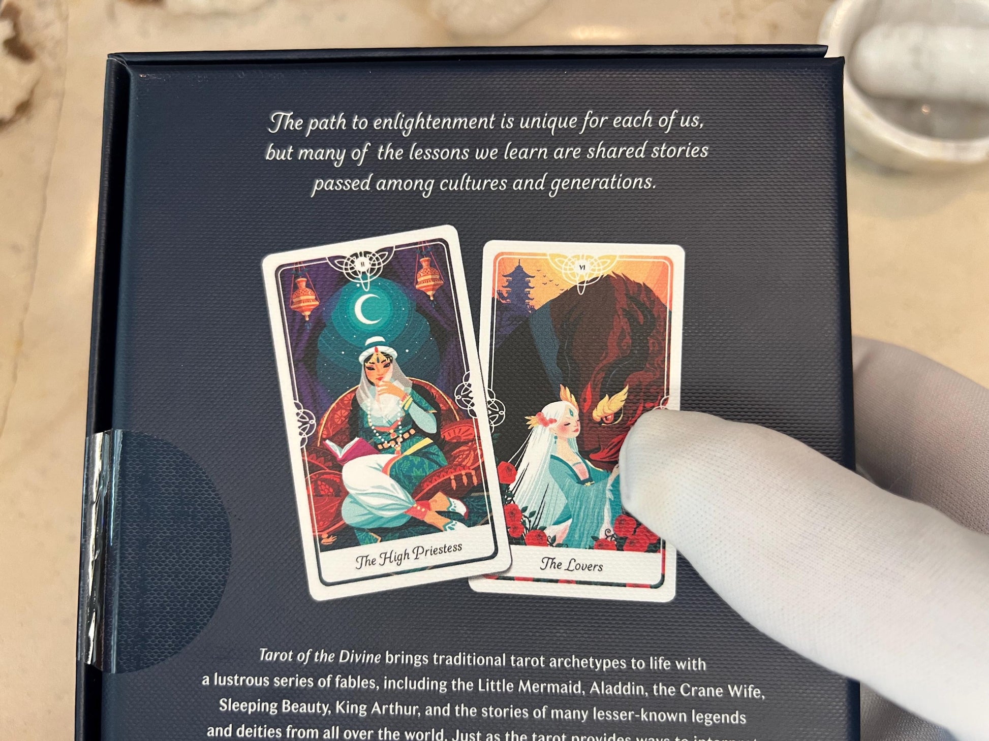 Spirit of the Divine Tarot Authentic Product Fully Licensed Tarot Deck specially commissioned with original artwork by Yoshi Yoshitani Gift