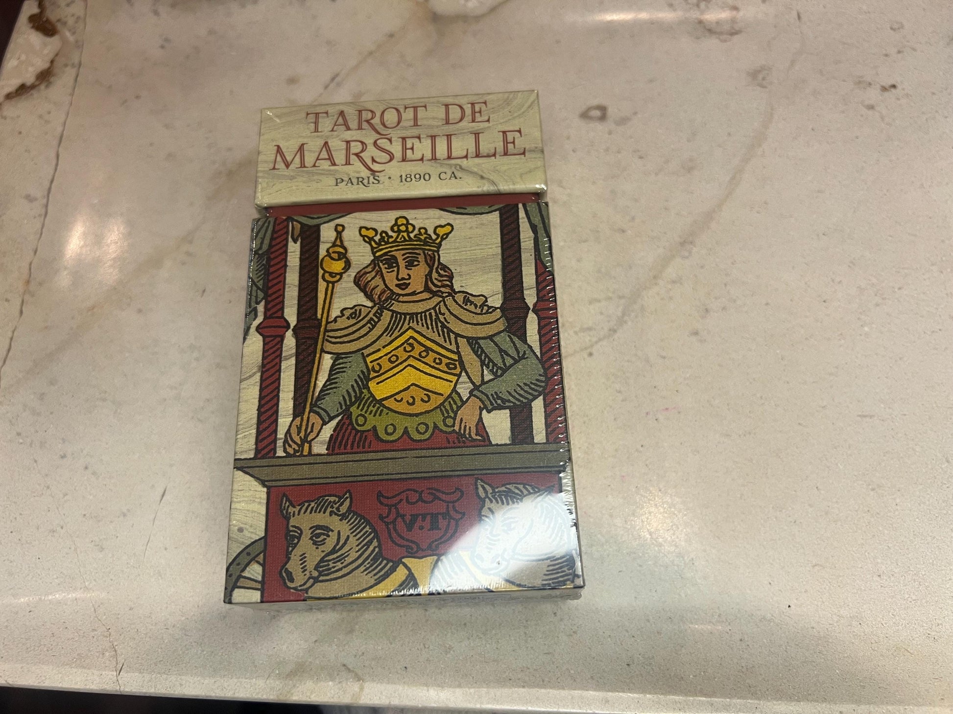 The Tarot De Marseille Paris 1890 Edition by Lo Scarabeo 78 card Original Fully Licensed Birthday Christmas Xmas Gift Home Decor Birthday
