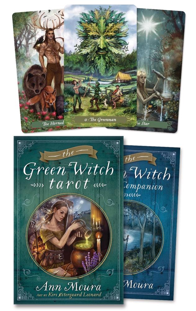 The Green Witch Tarot and Guidebook Cards Moura/Leonard Fully Licensed and Original Tarot Collector Edition Study Healing Birthday Gift