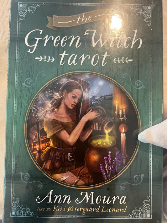 The Green Witch Tarot and Guidebook Cards Moura/Leonard Fully Licensed and Original Tarot Collector Edition Study Healing Birthday Gift