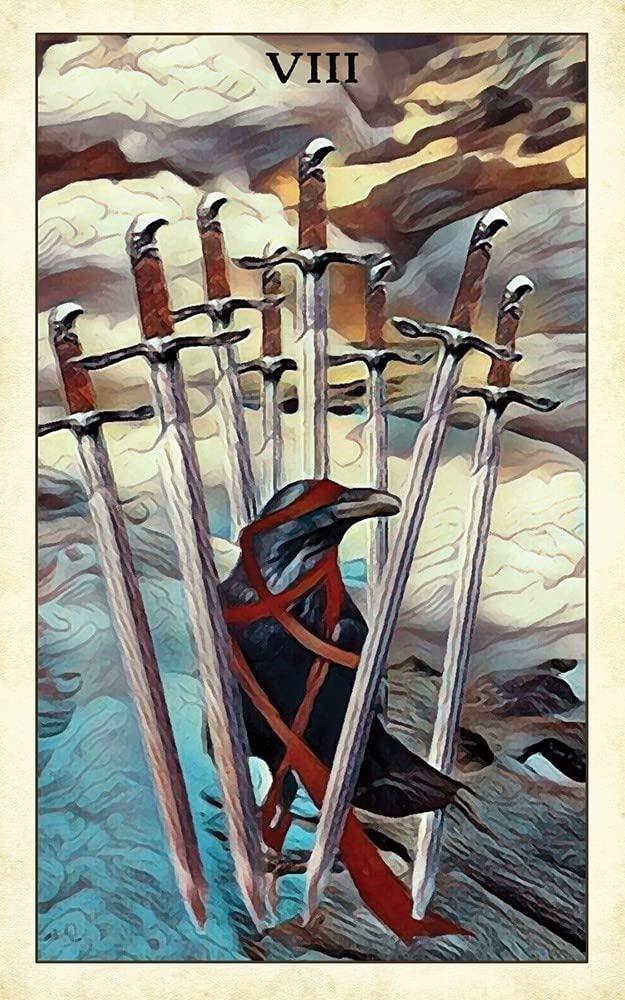 Crow Tarot Deck 78 Cards Fully Licensed and Original Inclusive Tarot Deck and Guidebook Home Decor Christmas Gift