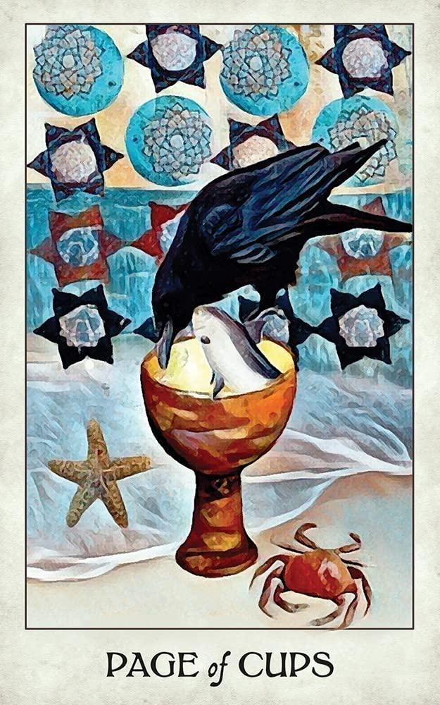 Crow Tarot Deck 78 Cards Fully Licensed and Original Inclusive Tarot Deck and Guidebook Home Decor Christmas Gift
