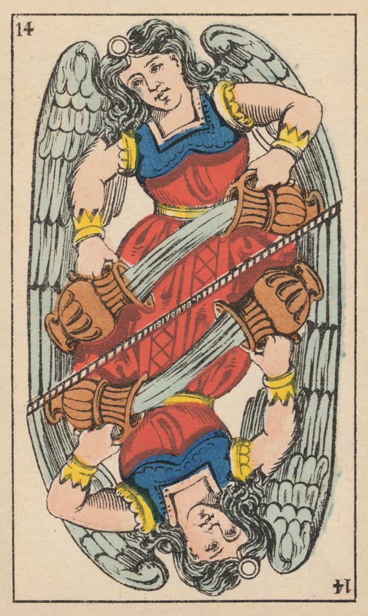 Tarot de Besançon Paris 1870 Gaudais Lo Scarabeo Antiqua 78 Cards Fully Licensed and Original Inclusive Tarot Deck Guidebook Meditation Gift