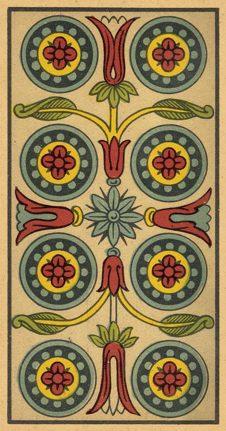 The Tarot De Marseille Paris 1890 Edition by Lo Scarabeo 78 card Original Fully Licensed Birthday Christmas Xmas Gift Home Decor Birthday