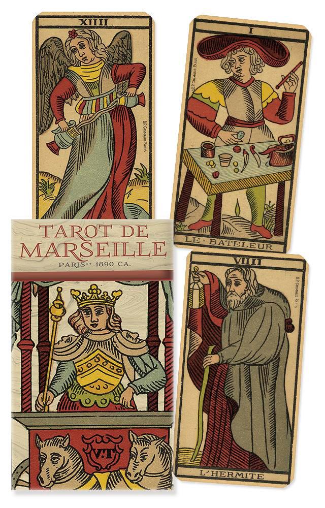 The Tarot De Marseille Paris 1890 Edition by Lo Scarabeo 78 card Original Fully Licensed Birthday Christmas Xmas Gift Home Decor Birthday
