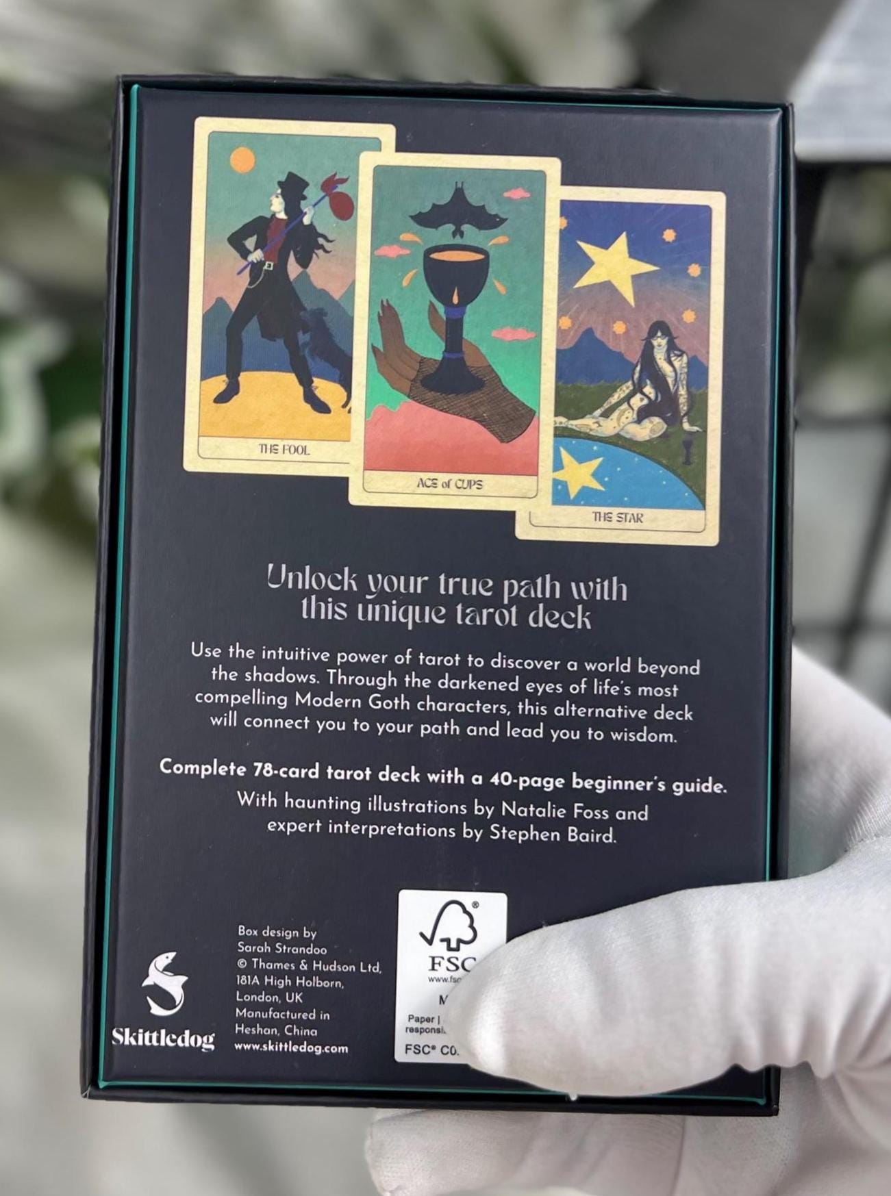 Modern Goth Tarot Deck Queer LGBTQ inclusive Cards Fully Licensed and Original Inclusive Tarot Deck Guidebook Divination Card Game Reading