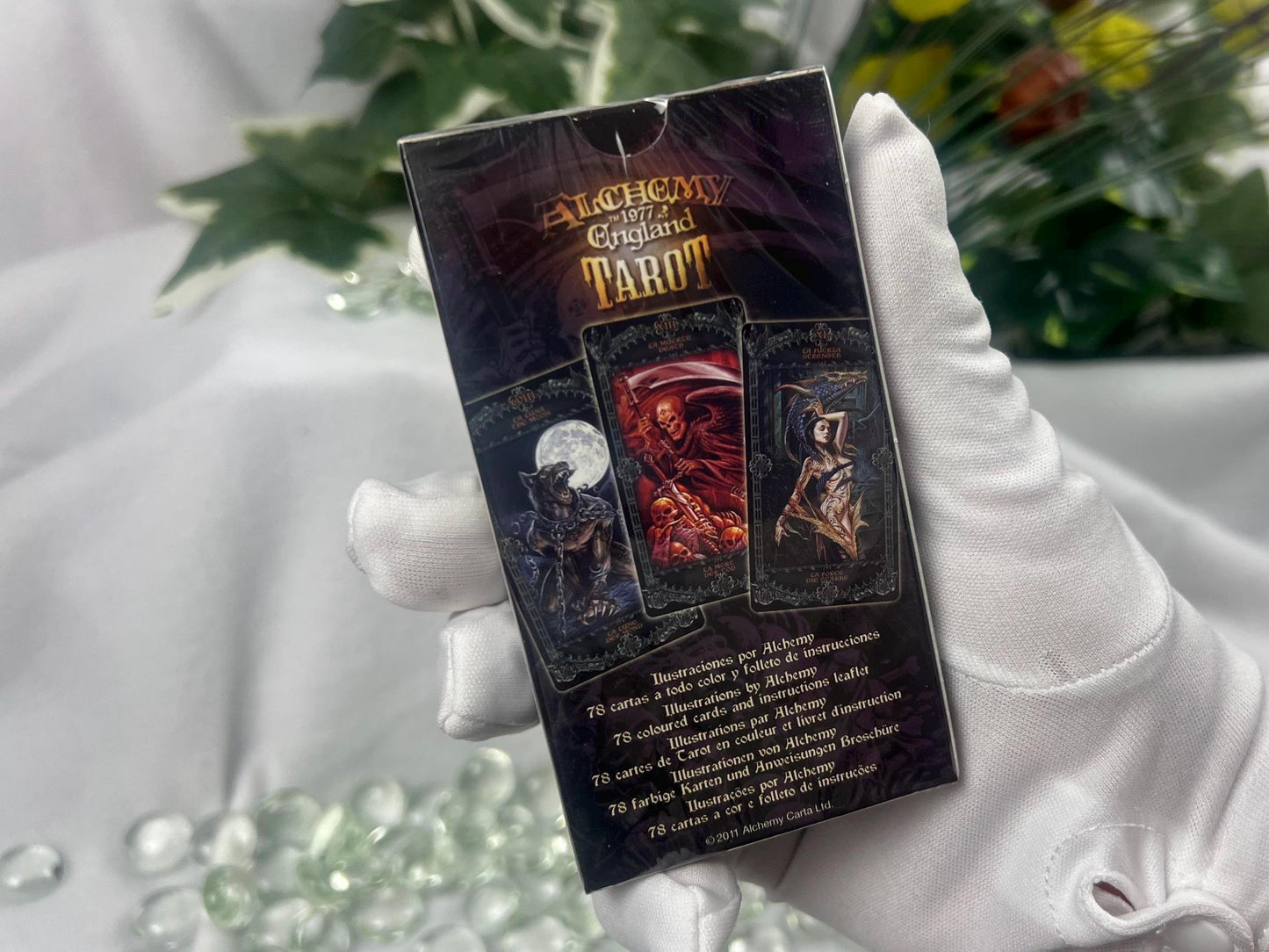 The Alchemy 1977 English Tarot Deck by Lo Scarabeo Fully Licensed Original Inclusive Guidebook Collector Edition Birthday Gift Student Worry