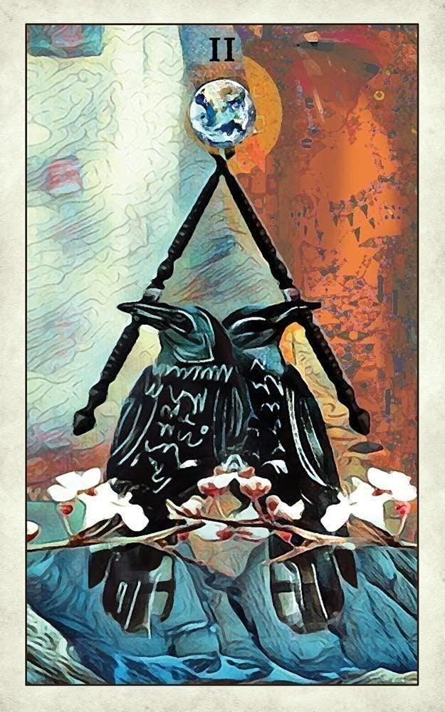 Crow Tarot Deck 78 Cards Fully Licensed and Original Inclusive Tarot Deck and Guidebook Home Decor Christmas Gift