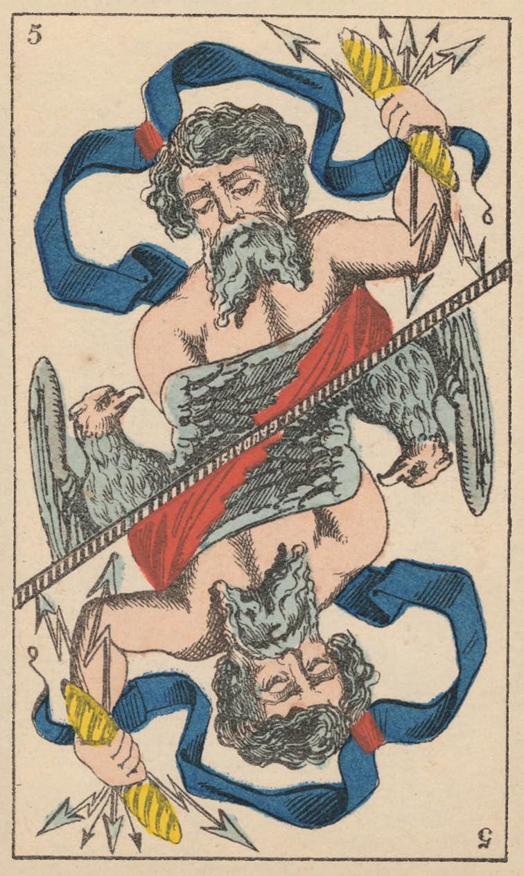 Tarot de Besançon Paris 1870 Gaudais Lo Scarabeo Antiqua 78 Cards Fully Licensed and Original Inclusive Tarot Deck Guidebook Meditation Gift