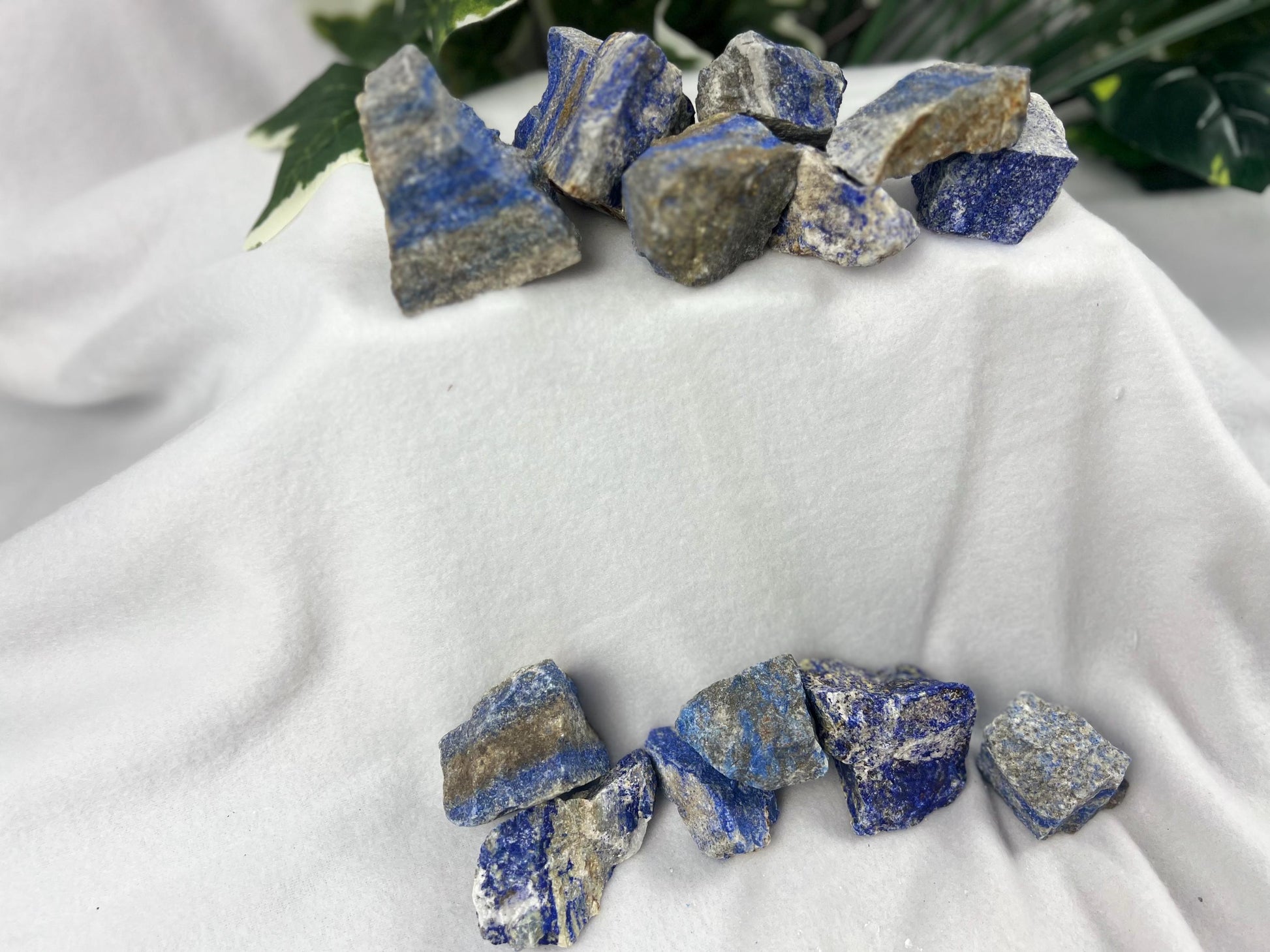 Raw Blue Afghan Lapis Lazuli Natural Palm Stone Smooth Polished Carved Crystal Distraction from Anxiety or Worry Home Decor Crafting Jewelry