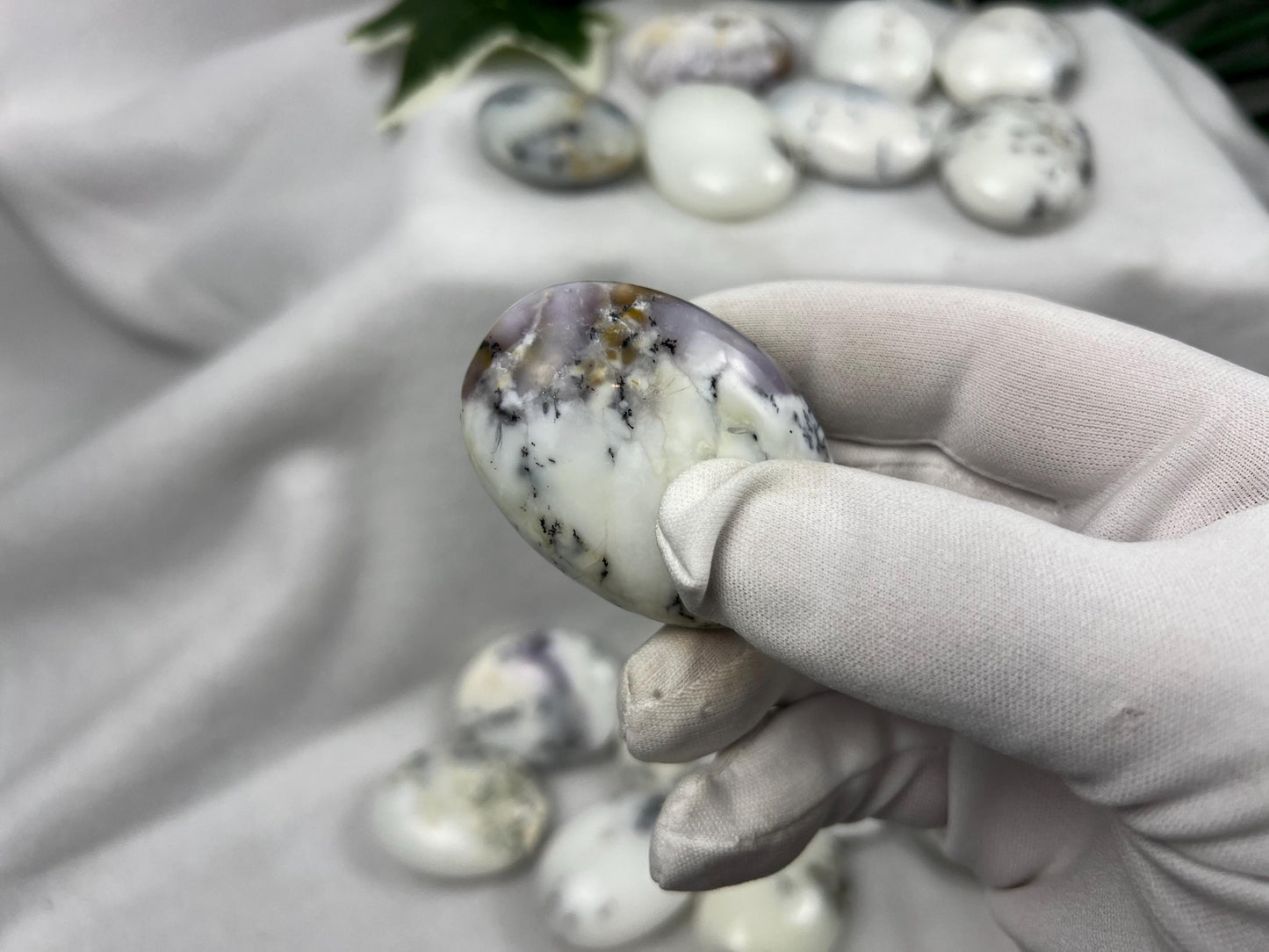 Moroccan Dendritic Calcite Fossil Full Sized Palm Stones Palm Pocket Stress Anxiety Relief Distraction Home Decor Gift Birthday Christmas