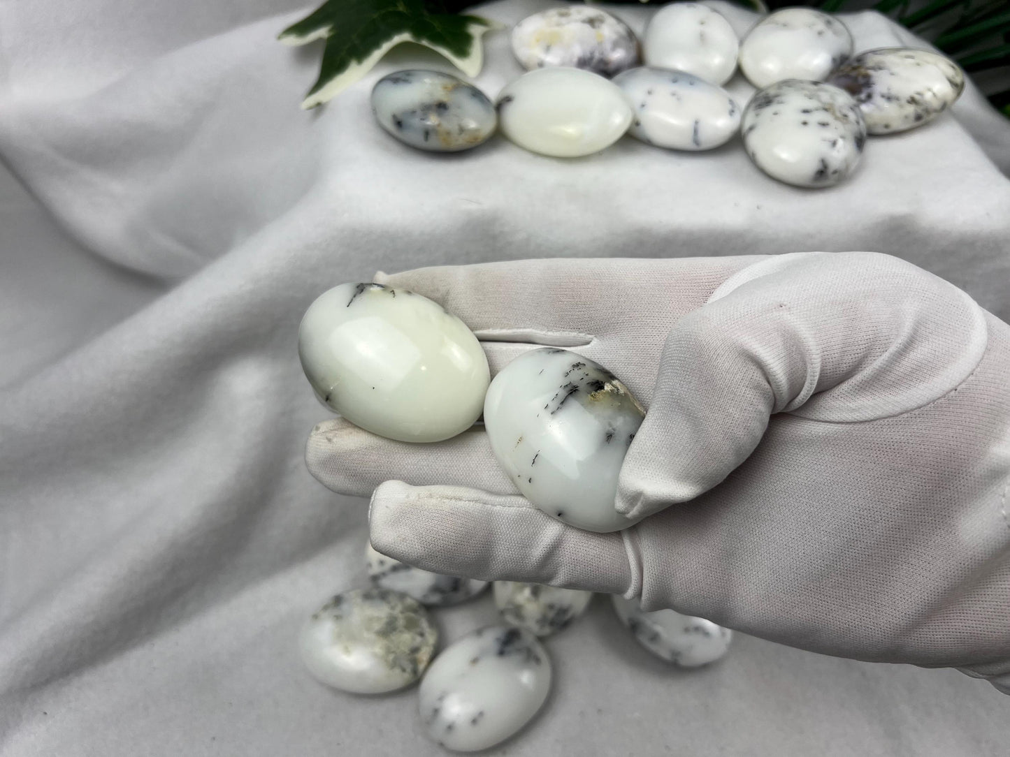 Moroccan Dendritic Calcite Fossil Full Sized Palm Stones Palm Pocket Stress Anxiety Relief Distraction Home Decor Gift Birthday Christmas