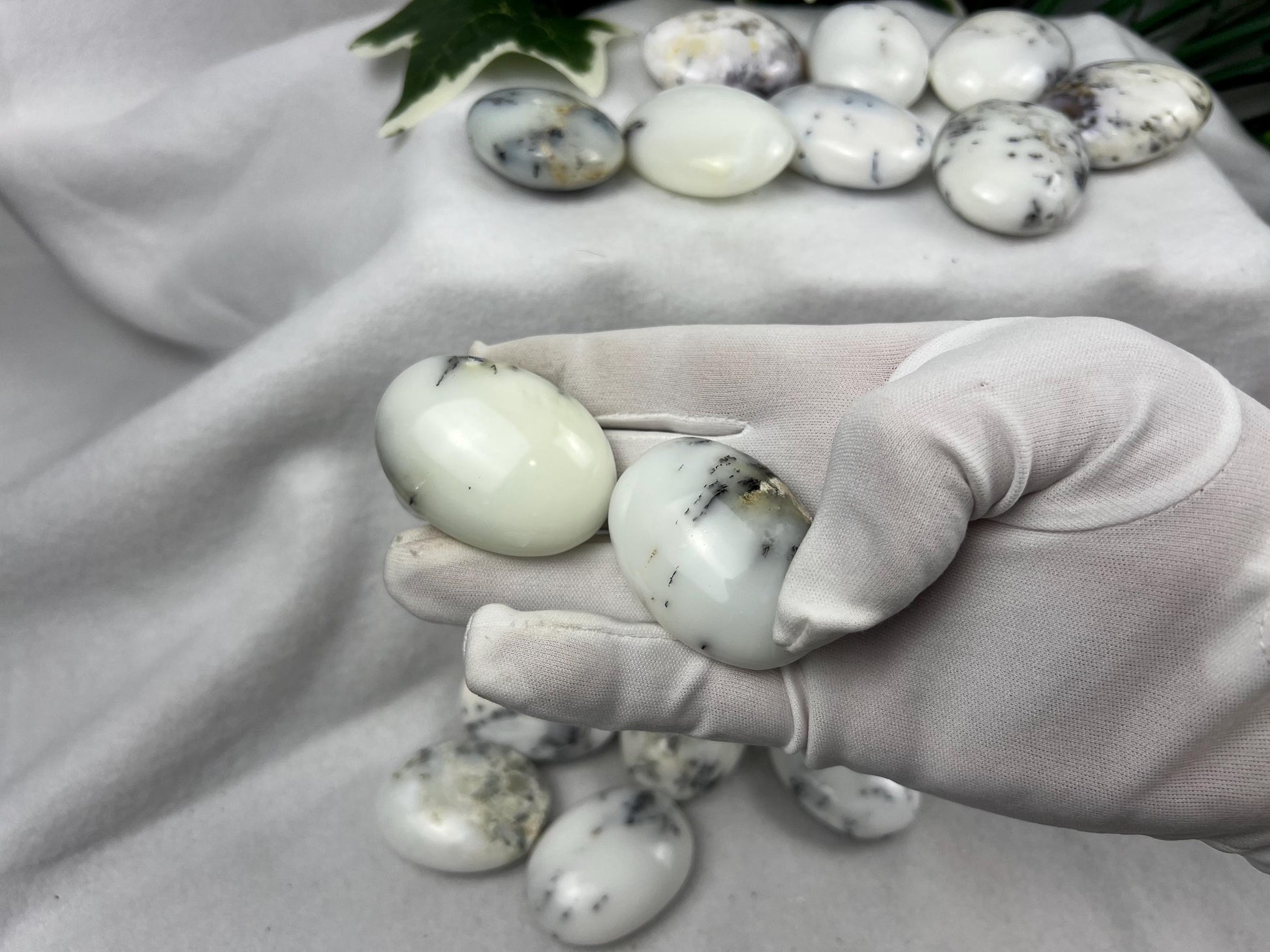 Moroccan Dendritic Calcite Fossil Full Sized Palm Stones Palm Pocket Stress Anxiety Relief Distraction Home Decor Gift Birthday Christmas