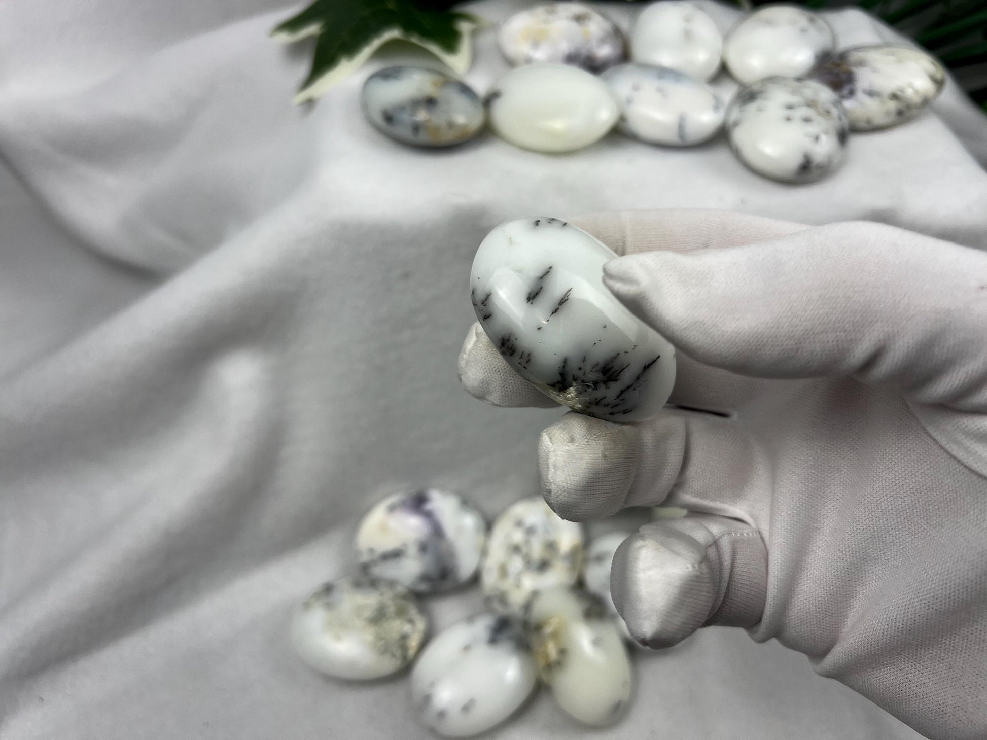 Moroccan Dendritic Calcite Fossil Full Sized Palm Stones Palm Pocket Stress Anxiety Relief Distraction Home Decor Gift Birthday Christmas
