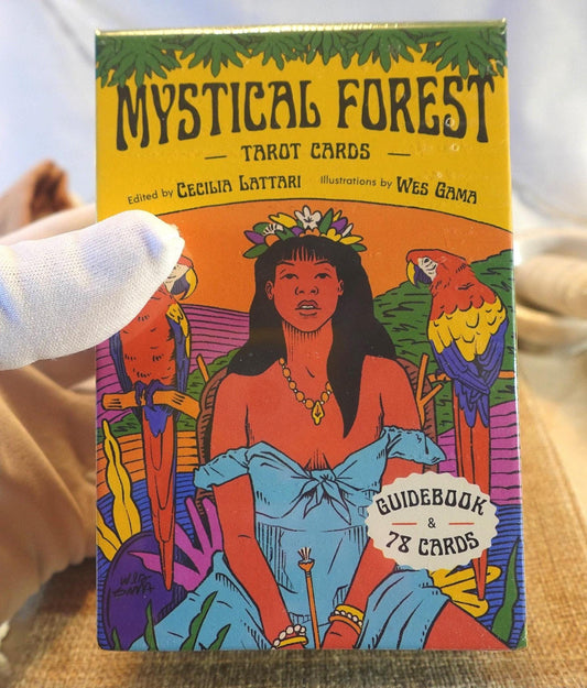 Mystical Forest Tarot 78 Card Deck and Guidebook Cards Quality and Fully Licensed Birthday Christmas Xmas Gift Home Decor Meditation Gift