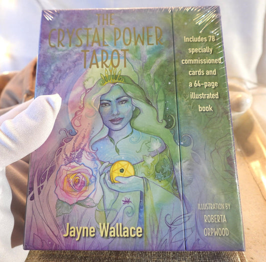 The Crystal Power Tarot Deck 78 card deck and 64-page book Fully Licensed Home Decor Christmas Xmas Gift Birthday